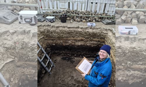 Zufallsfund am Rathaus: Bauarbeiten legen Gifhorns mittelalterliche Vergangenheit frei